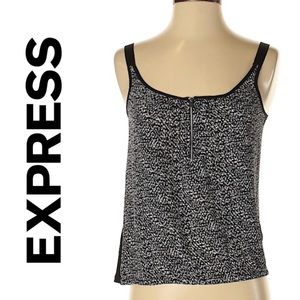 Express Black & White XS w/ Zipper detail